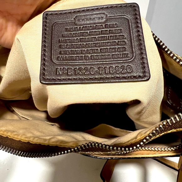 Sold—-Coach Monogram Adjustable Strap Shoulder/Crossbody bag - Picture 11 of 13